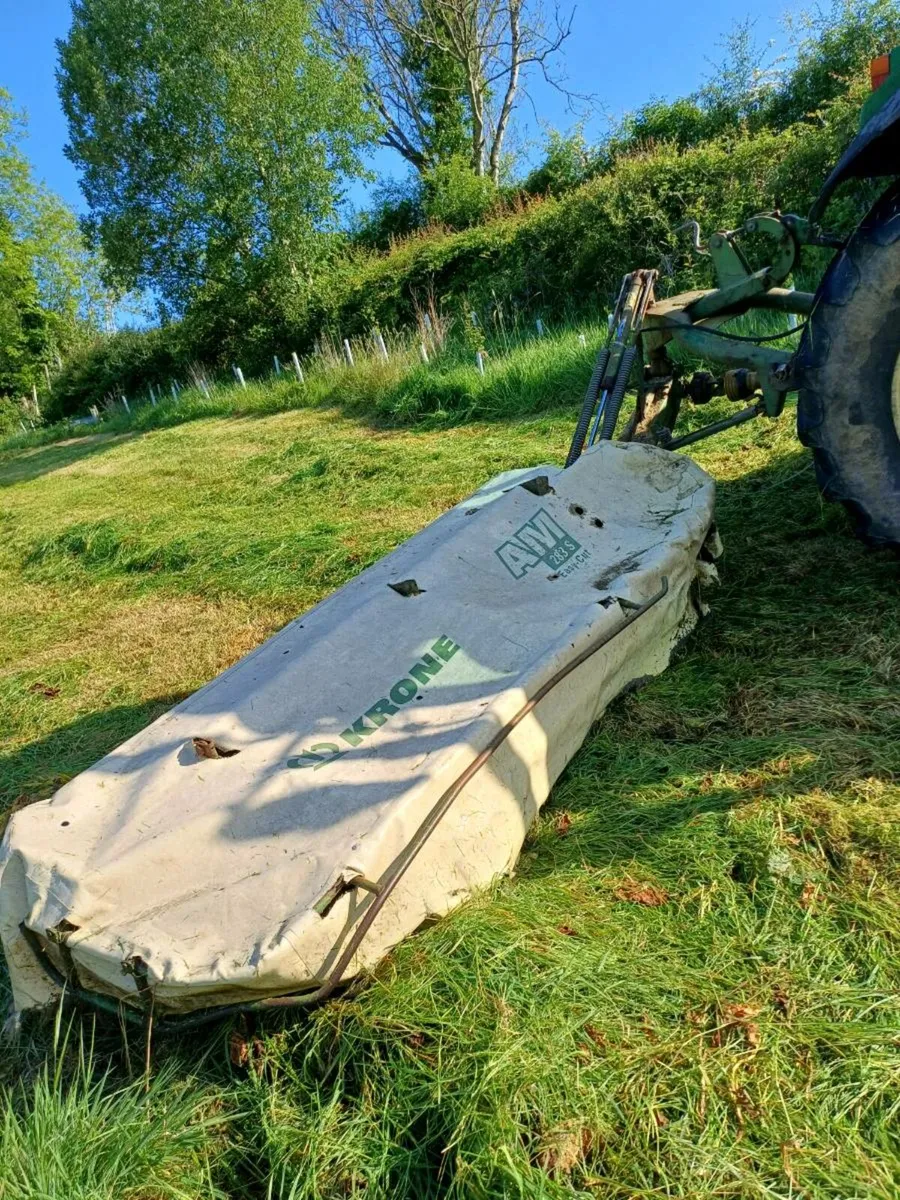 9ft Krone side mounted Mower - Image 2