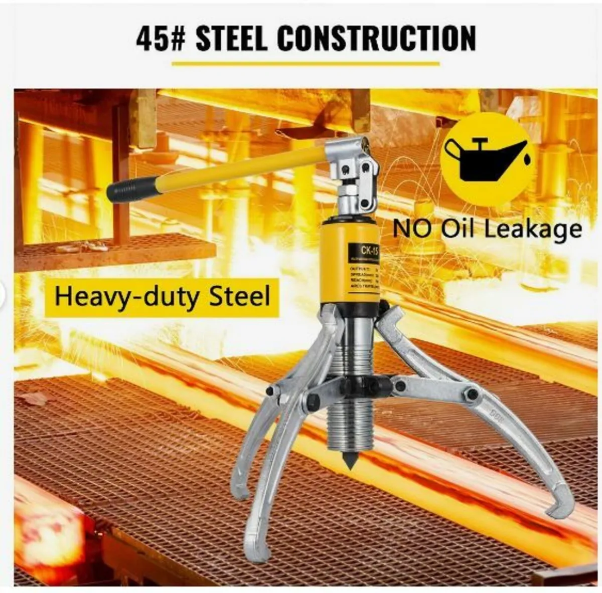 15 Ton Hydraulic Gear/Bearing/Wheel Bearing Puller - Image 3