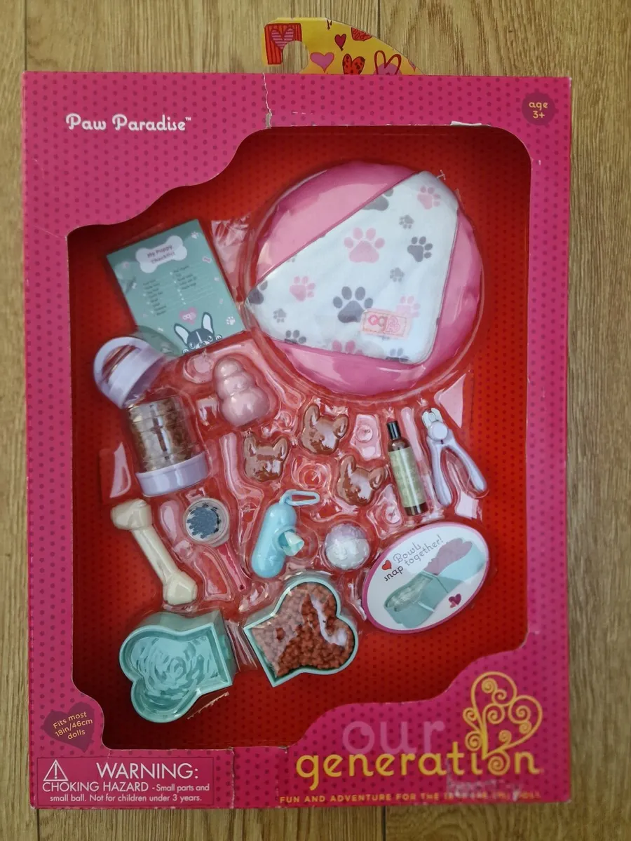 Our Generation Paw Paradise Set  15 Piece Pet Care - Image 1