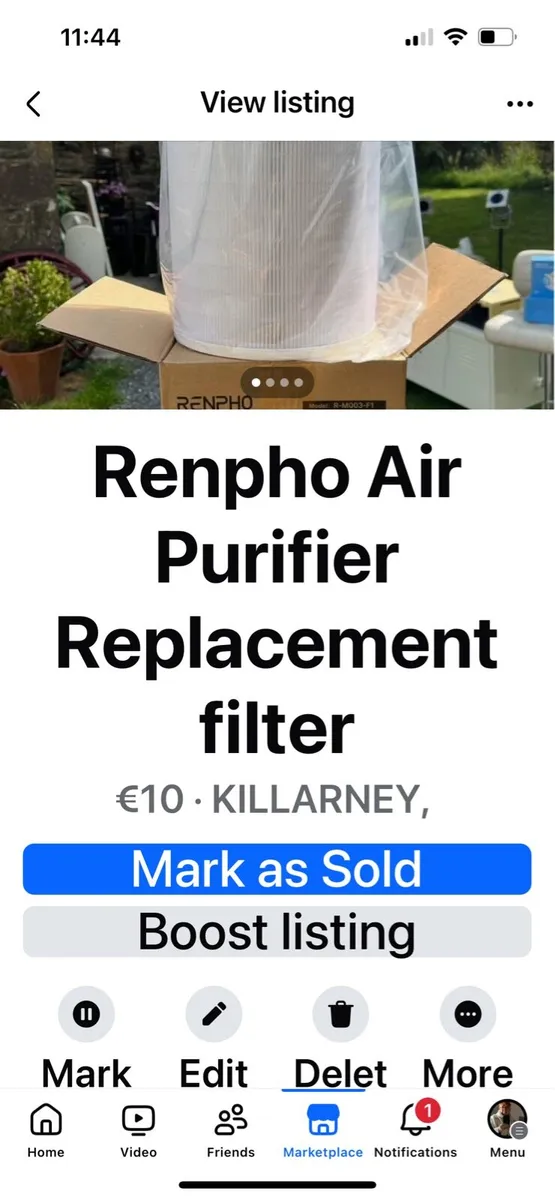 RENPHO AIR PURIFIER FILTER REPLACEMENT NEW - Image 1