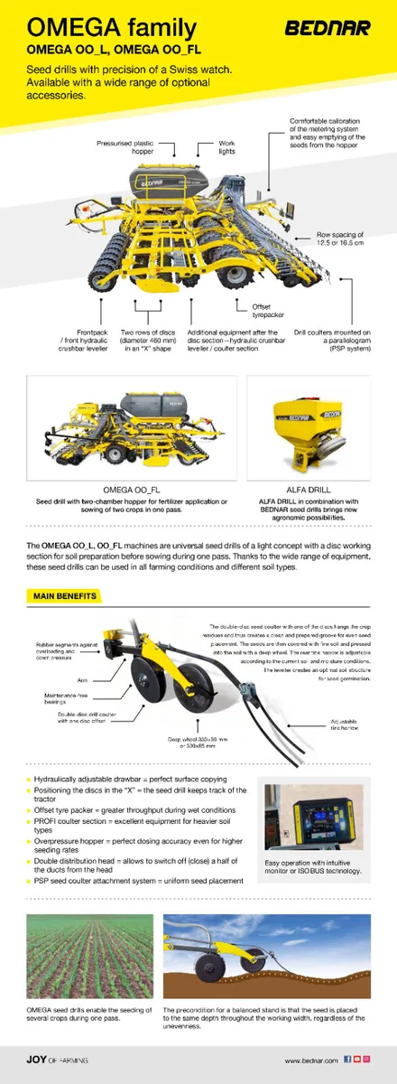 BEDNAR OMEGA 4000FL Seed Drill - Image 4