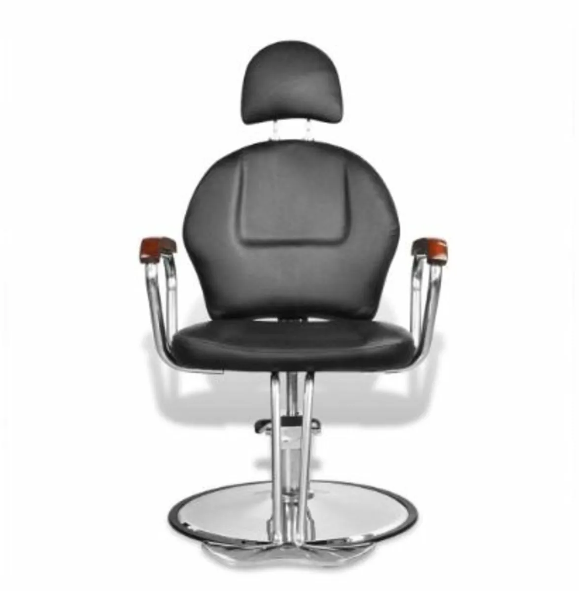 Chrome-Plated Hairdressing Chair, Iron Frame - Image 2