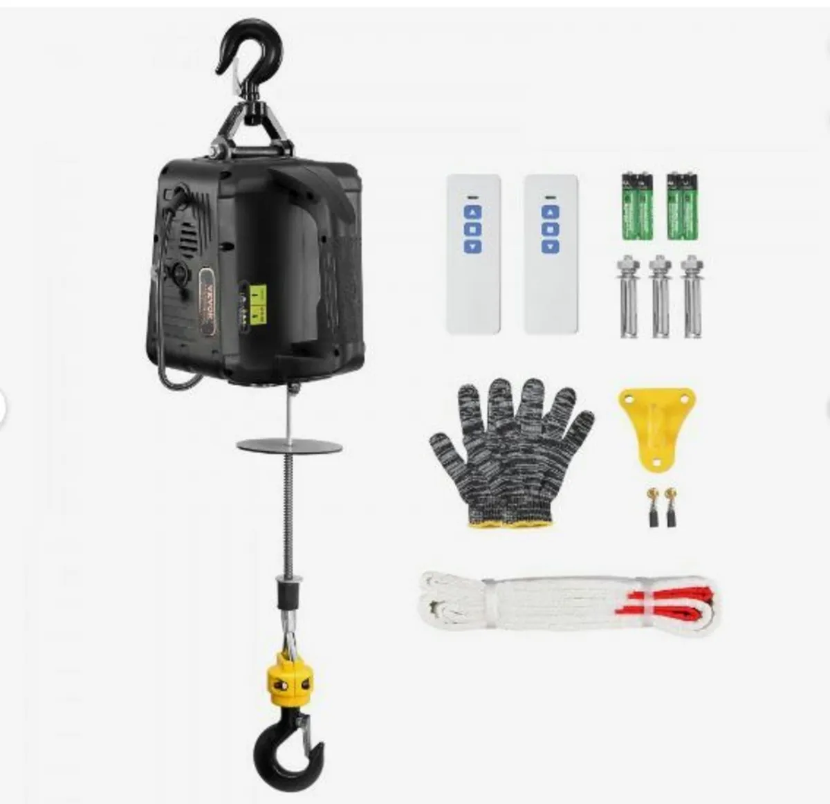 2-in-1 Portable Electric Hoist Power Winch - Image 1