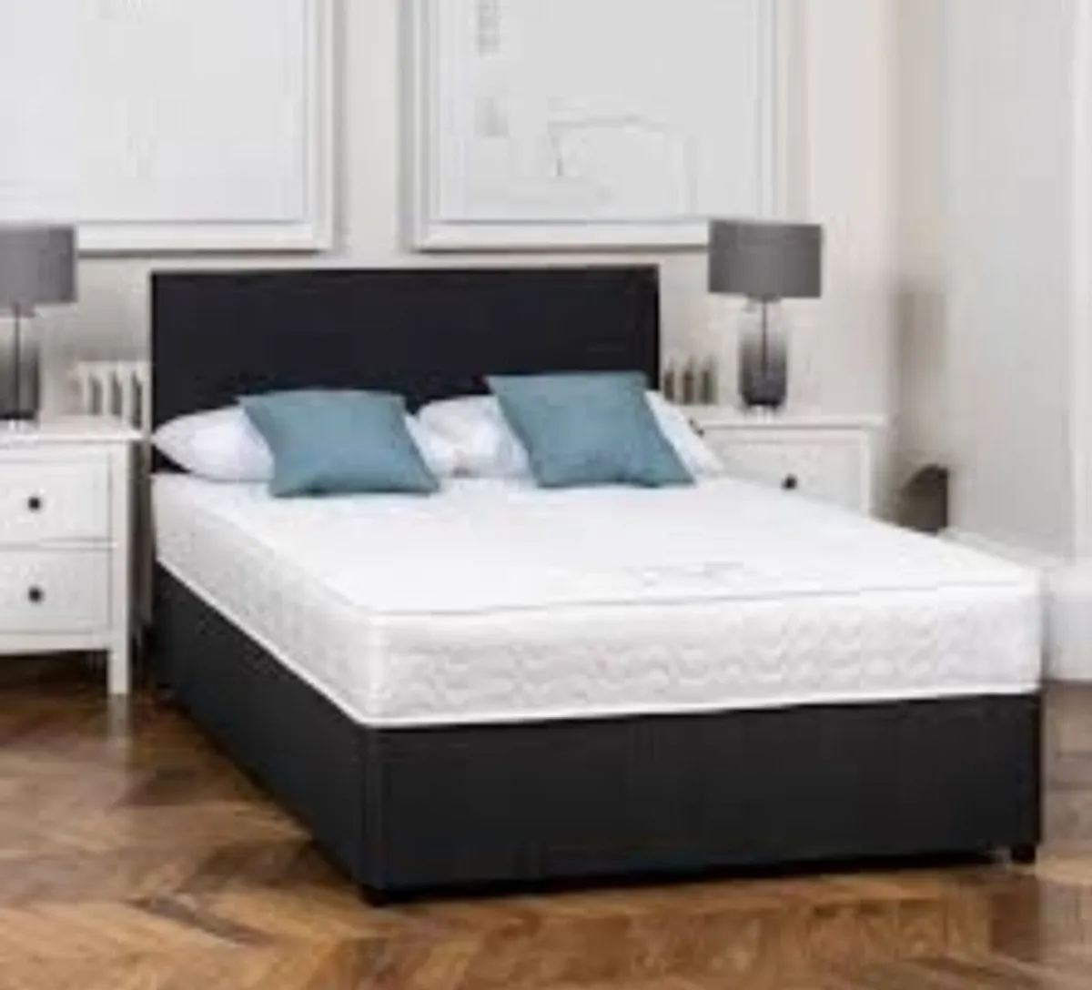 BRAND NEW DIVAN BEDS WITH MATTRESS ANY COLOUR  AVA