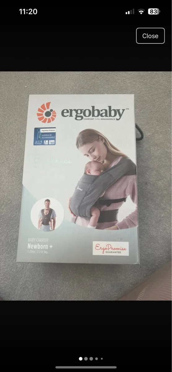 Ergobaby Embrace Baby carrier - Image 1