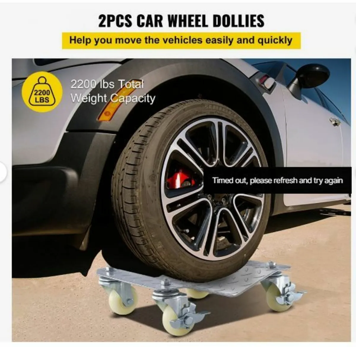 2Pcs Tire Wheel Dollies - Image 2