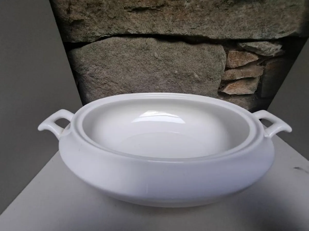 Serving dish white - Image 2
