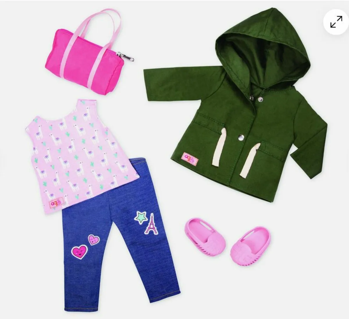 Our Generation Alpaca Your Bags Deluxe Outfit - Image 4