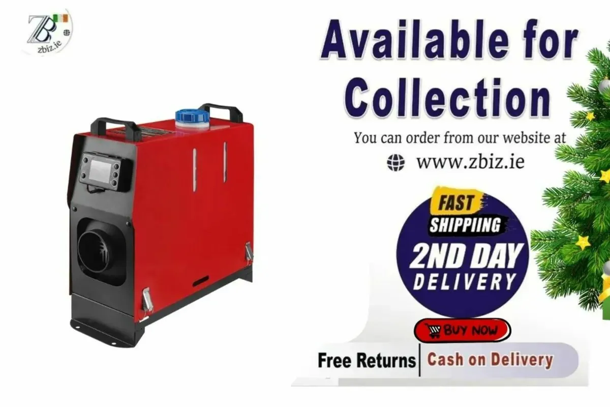 12V Power: 5KW Diesel Heater Complete Set - Image 1