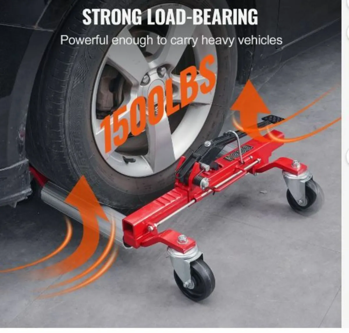 Wheel Dolly Heavy Duty Vehicle Positioning Tire - Image 4
