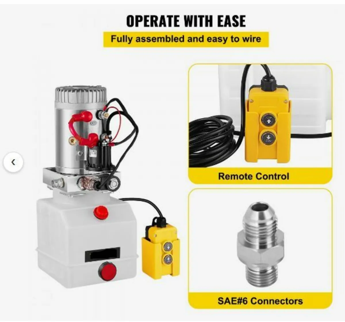 4 Quart Single Acting Hydraulic Pump Dump - Image 4