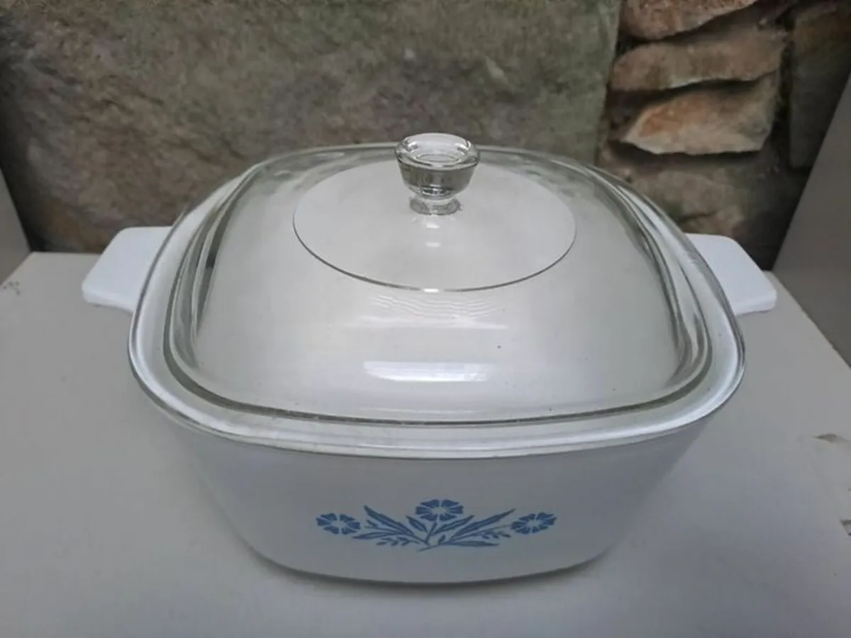 Pyrosil square serving dish with lid - Image 2