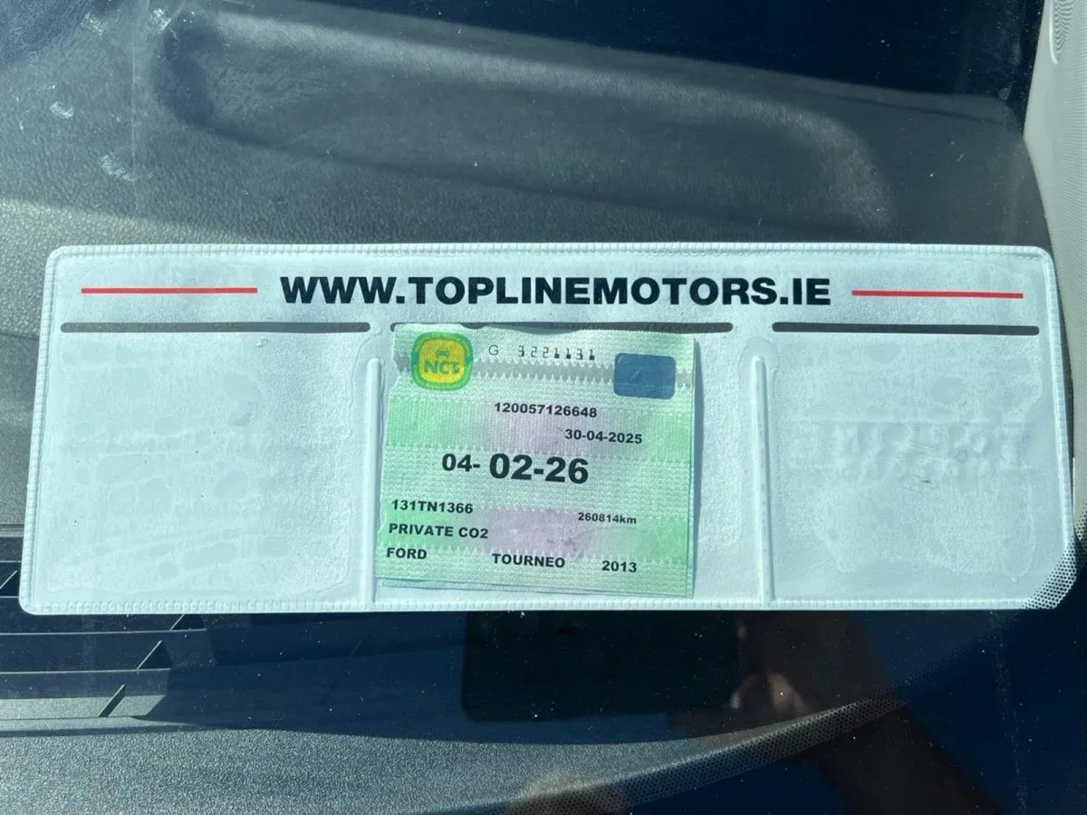 ==2013  FORD 8 SEATER TOURNEO//NEW NCT//IMMACULAT - Image 2
