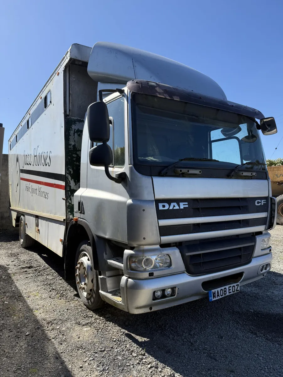 2008 DAF CF Horse Lorry **Online Auction** - Image 1