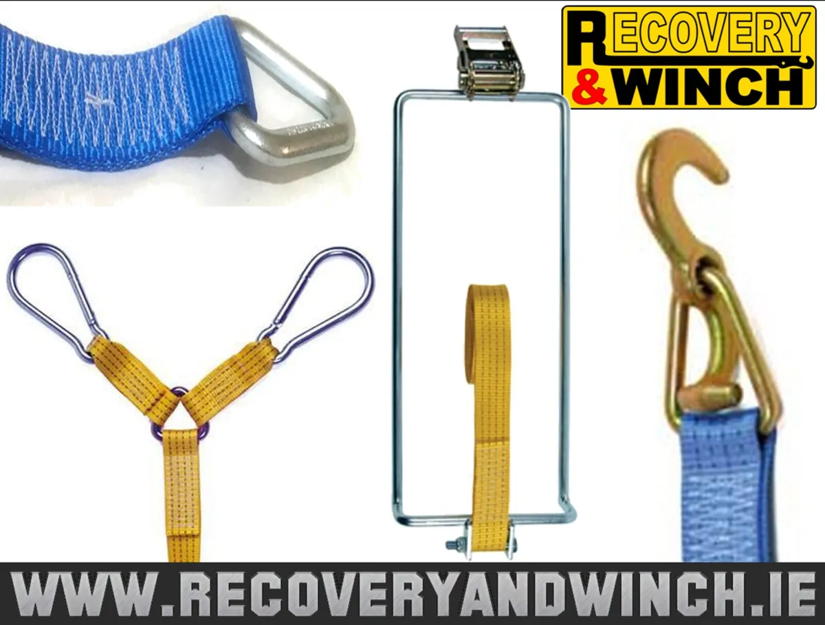 Recovery Spec Frame Wheel Tie Down Straps 🔴 - Image 2