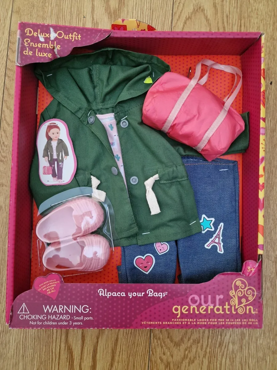 Our Generation Alpaca Your Bags Deluxe Outfit - Image 1