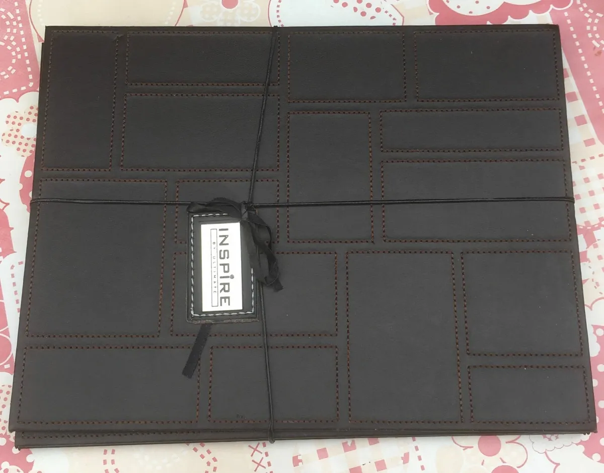 NEW Leather Placemat Set - Brown - Image 1