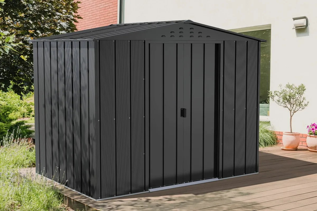 8x6 Steel Garden Sheds. TUV Approved Sheds - Image 4