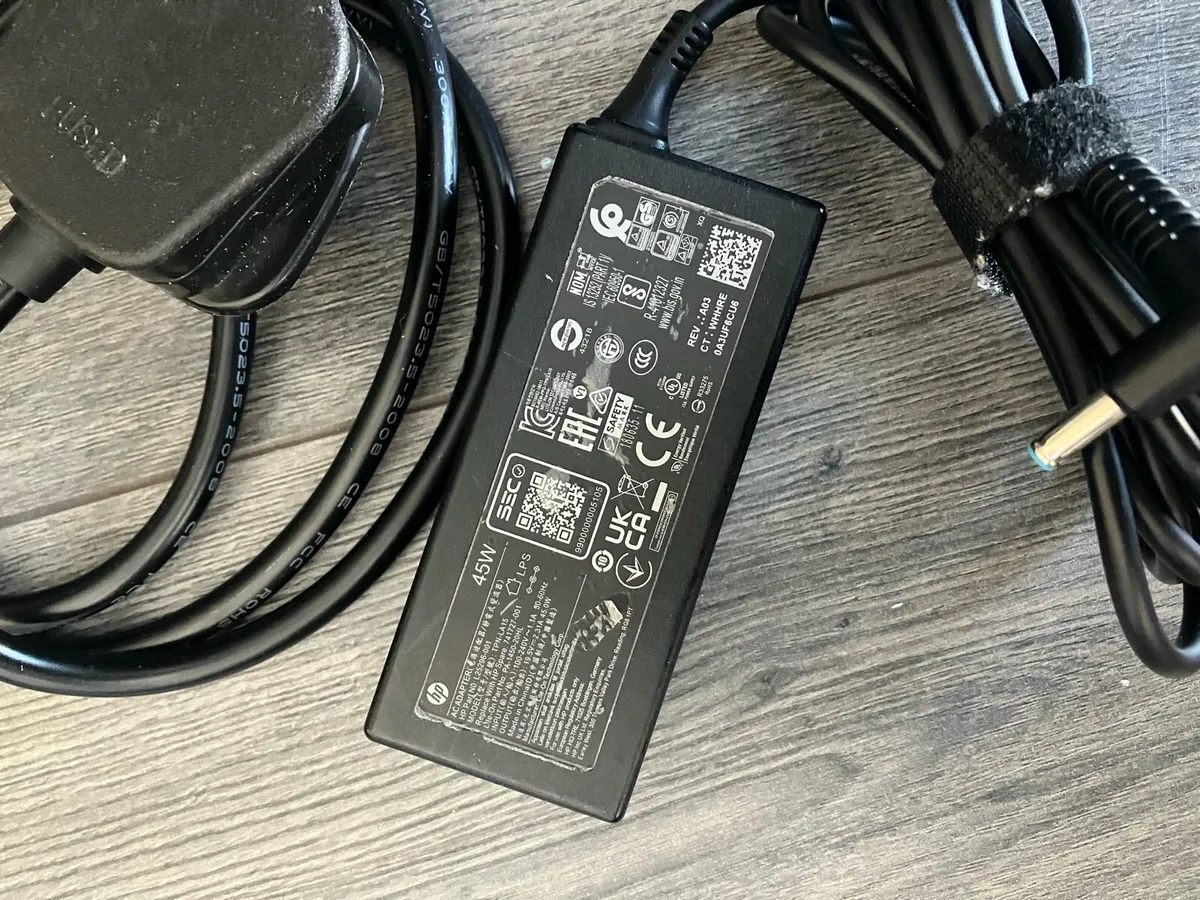 HP Laptop Adapter Charger 45W - Image 1
