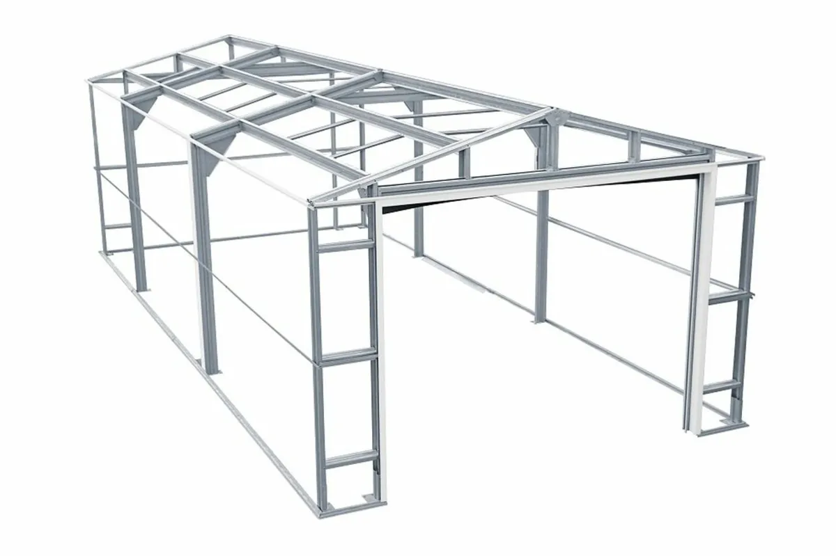 Olympian Steel Car Garage Sheds 12x20 - Image 3