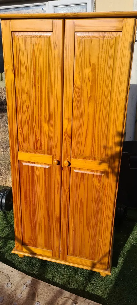Pine Double Wardrobe perfect condition