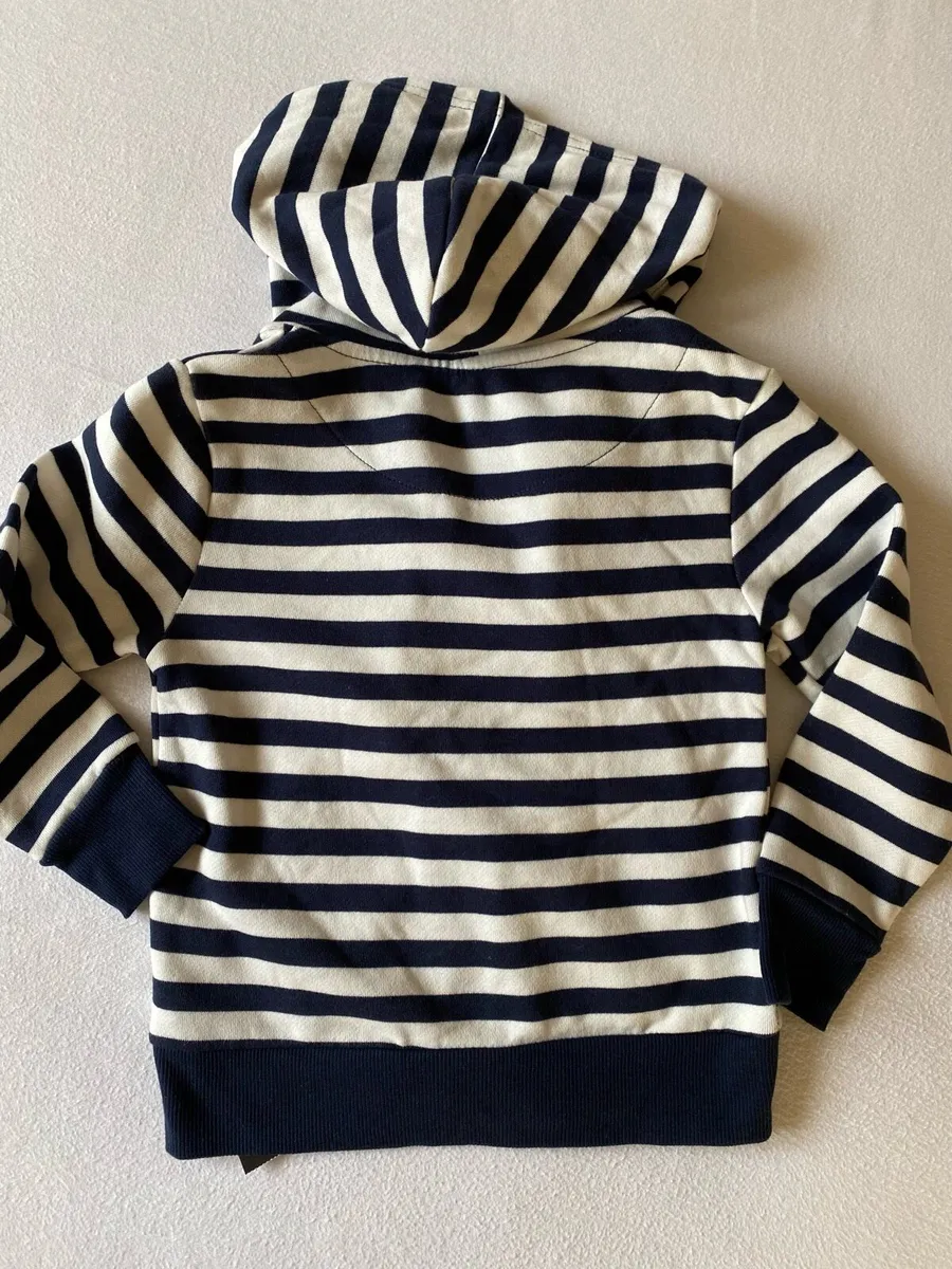 Girl’s brand new Striped Zip up Hoodie NYC - Image 2