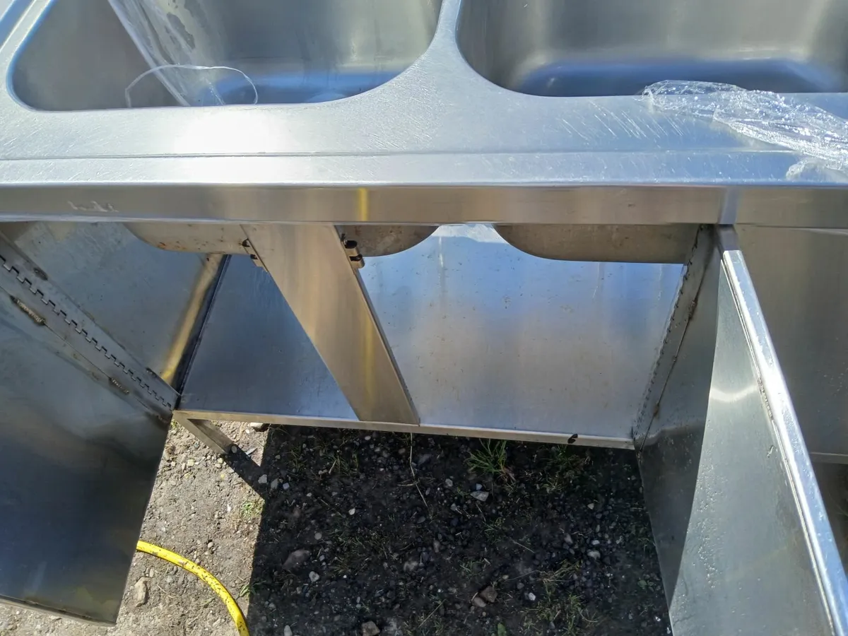 Stainless steel sink unit complete delivered - Image 1