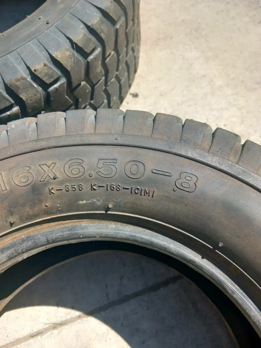 Ride on lawnmower tyres - Image 2