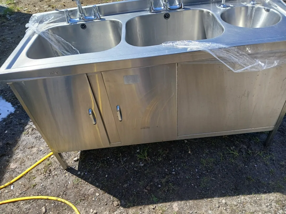 Stainless steel sink unit complete delivered - Image 3