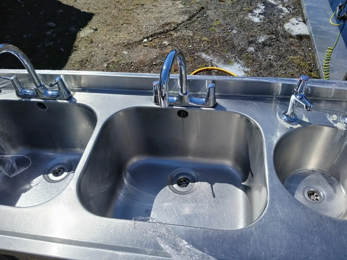 Stainless steel sink unit complete delivered - Image 4