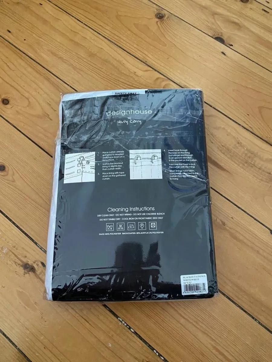 BRAND NEW Thermal Blackout Curtain Lining 90x72 - Image 3