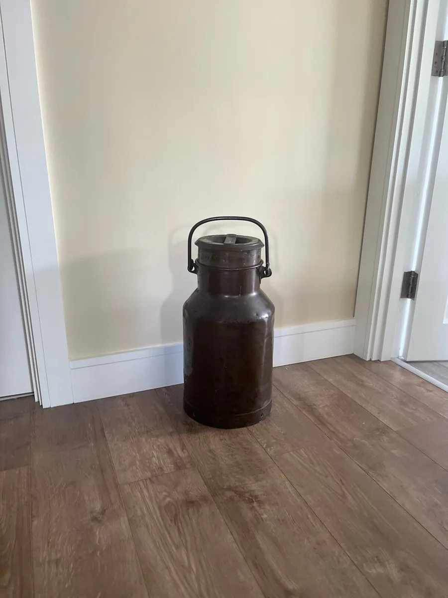 Antique Irish Copper Milk Churn - Image 2