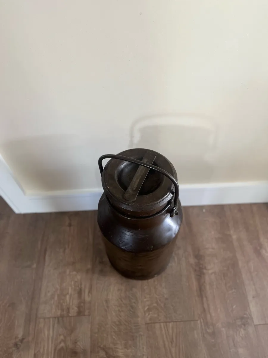 Antique Irish Copper Milk Churn - Image 3