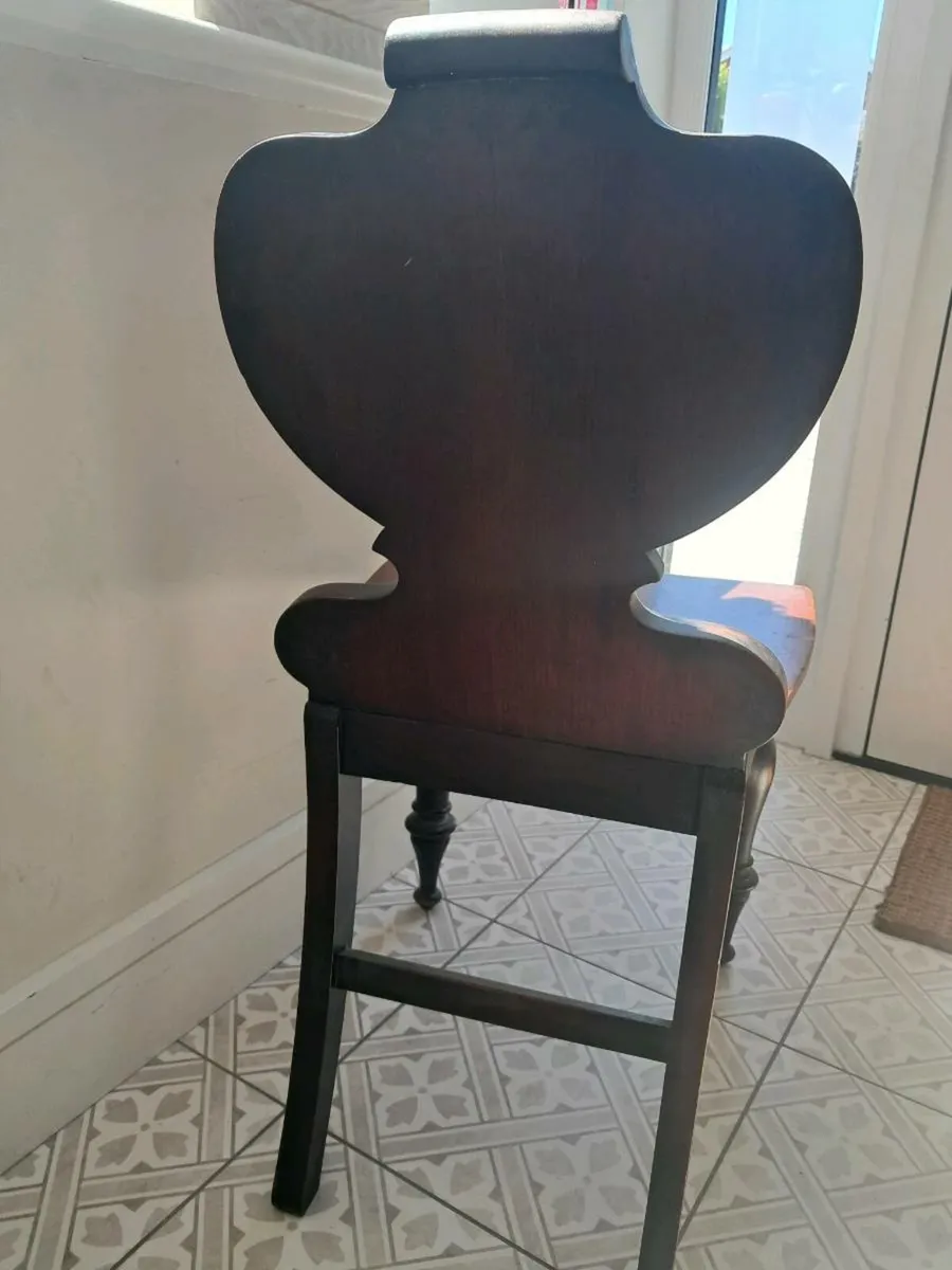 Pair of Victoriana Hall Chairs - Image 3