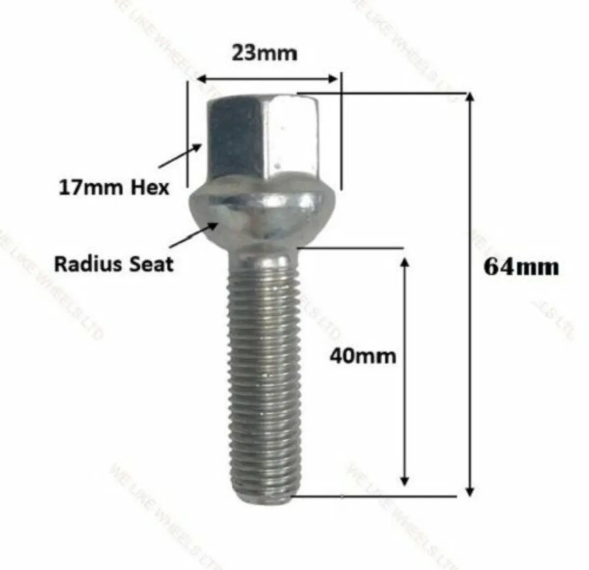 20 xBolts. Fits Mercedes W201 190, 190E. Delivery - Image 4