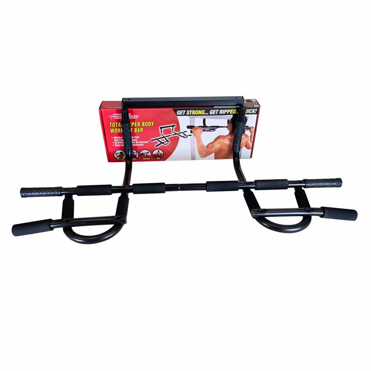 Door Gym: Multi Grip Pullup Bar - Image 1