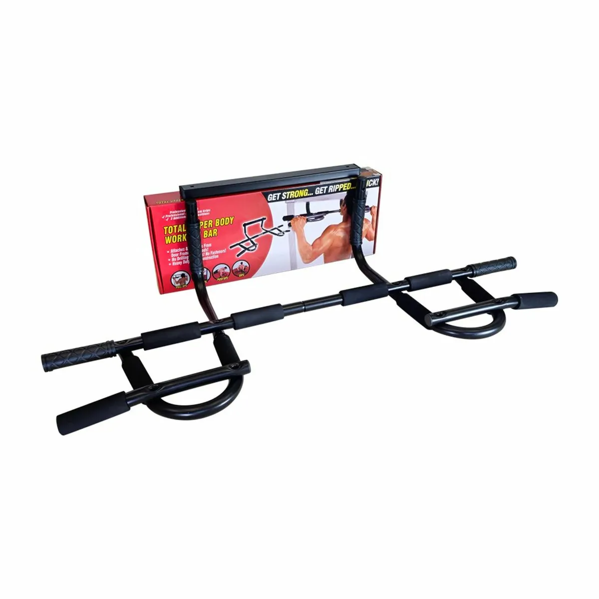 Door Gym: Multi Grip Pullup Bar - Image 2