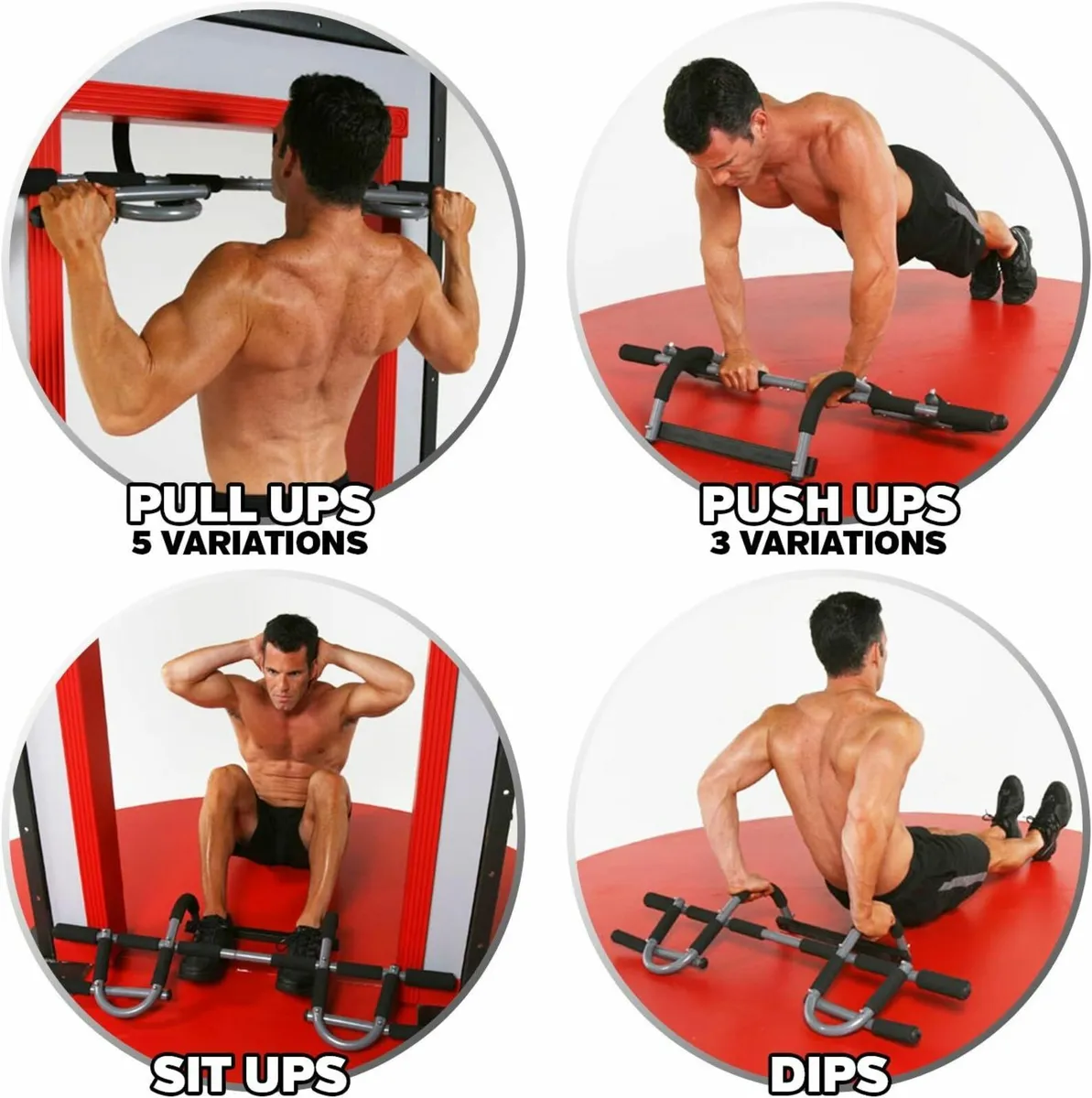Door Gym: Multi Grip Pullup Bar - Image 3