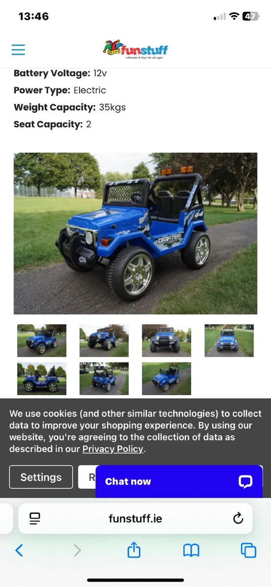Kids ride on jeep - Image 1