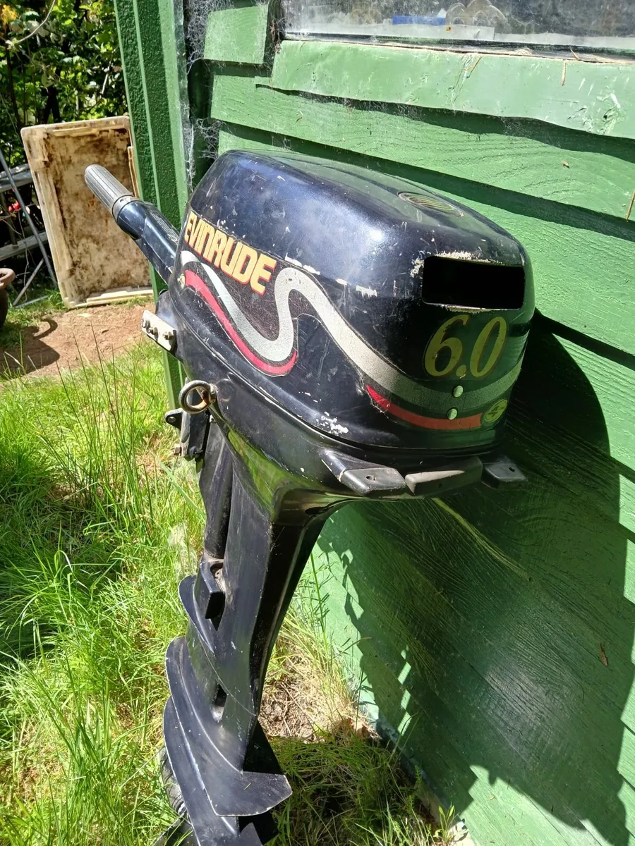 6 HP Evinrude outboard - Image 1