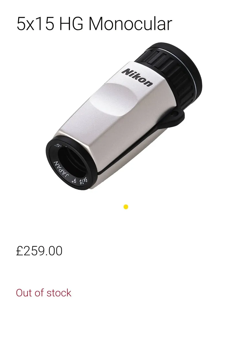 Nikon monocular telescope  5 x 15 D - Image 3