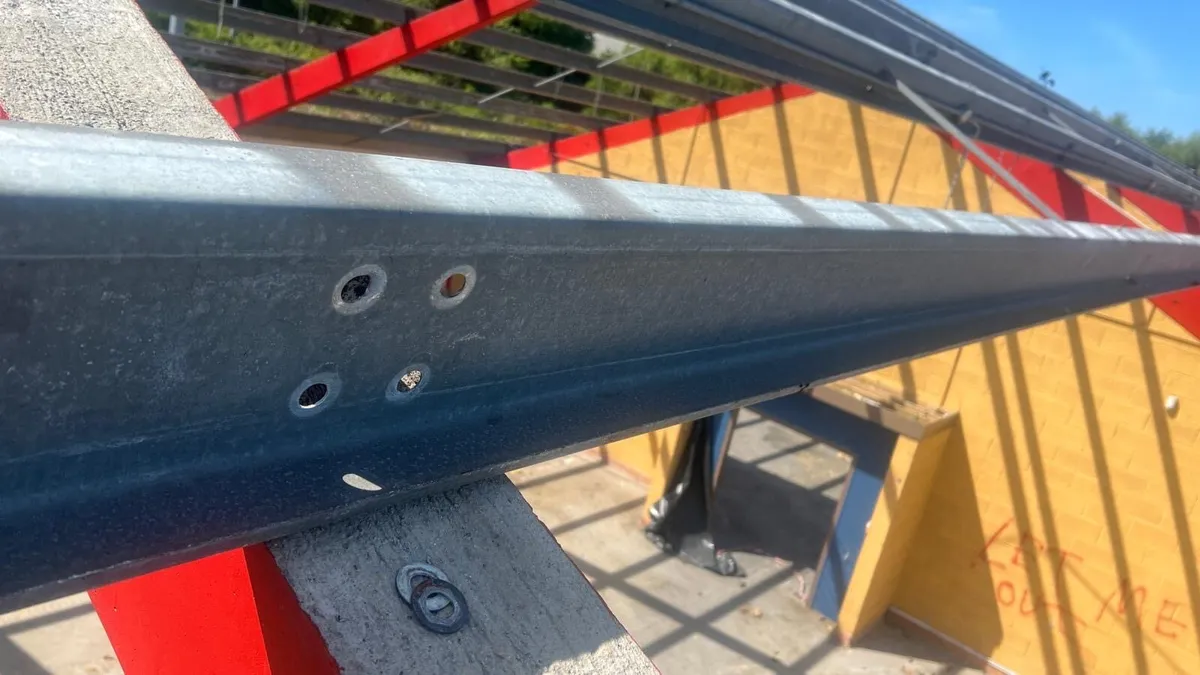 Galvanised Purlions 7” x 3” x 5.4m - Image 1