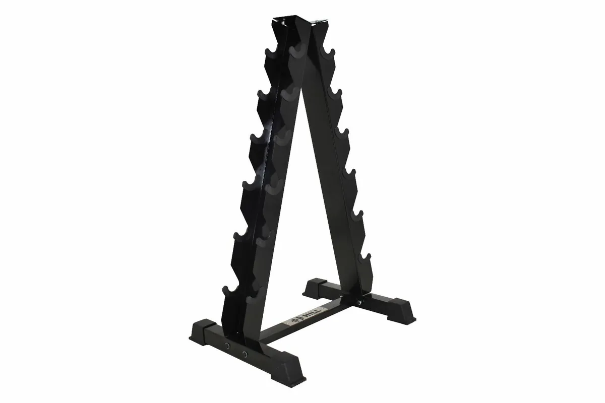 6 Pair Dumbbell Storage Rack - Weights Gym - Image 1