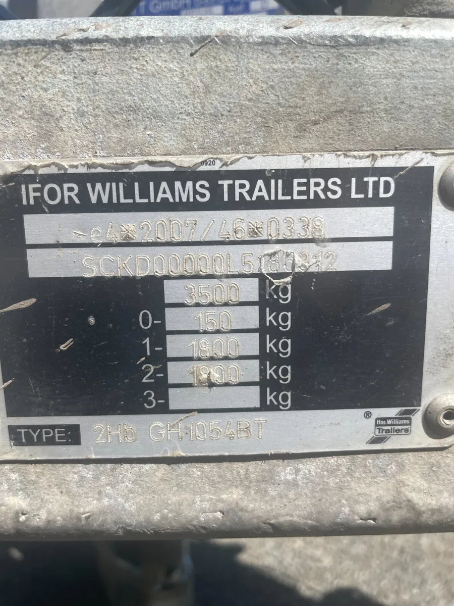 Ifor Williams 10ft x 5ft Plant Trailer - Image 4
