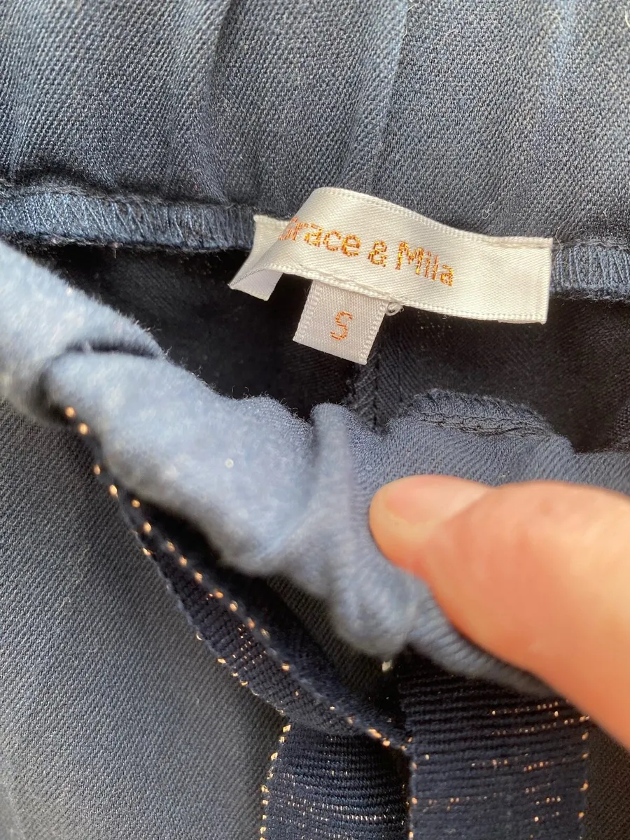 NEW Grace & Mila Ladies Trousers, Size Small, Navy - Image 3