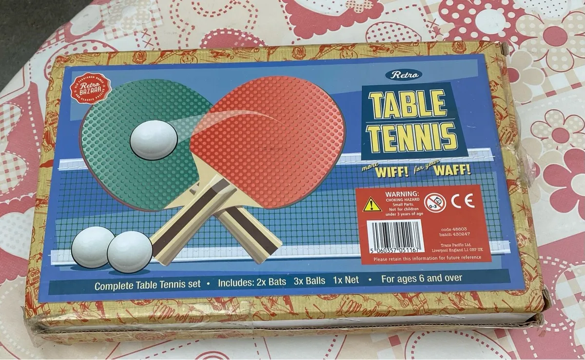 New Table Tennis Set in Box - Image 1