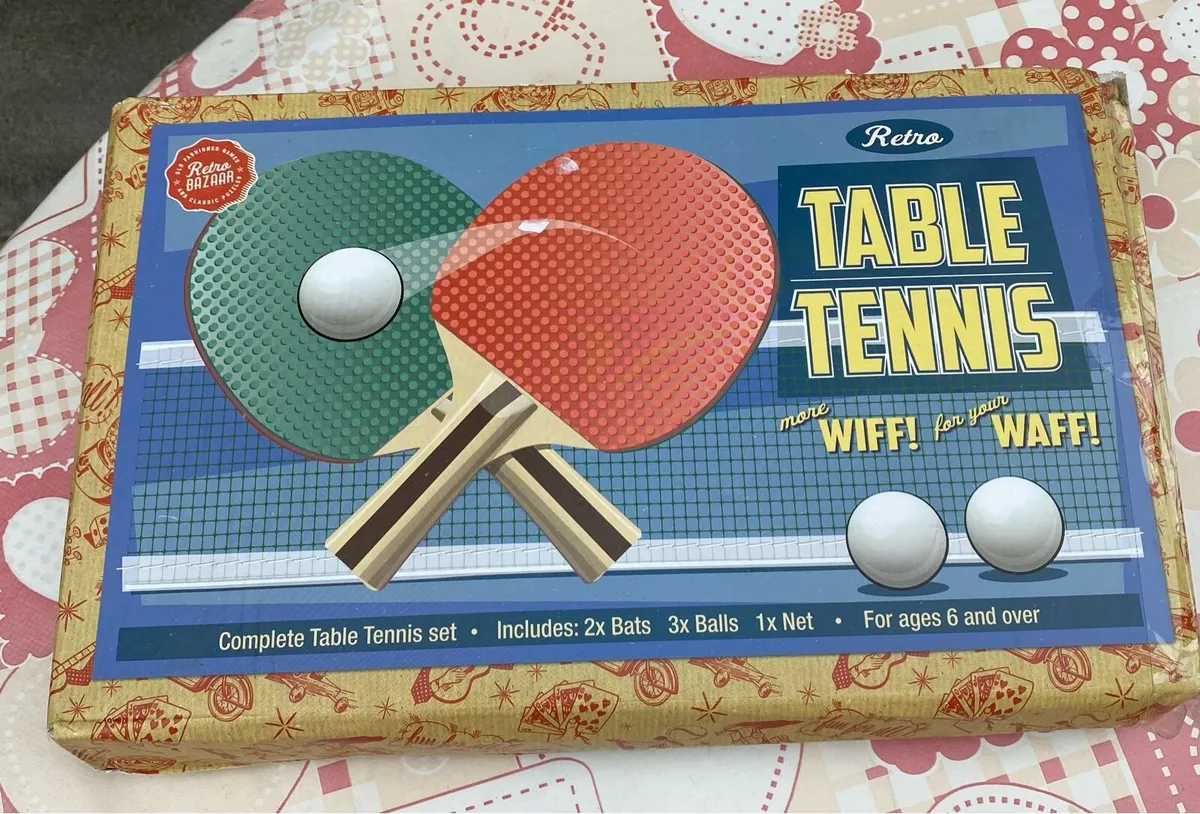 New Table Tennis Set in Box - Image 2
