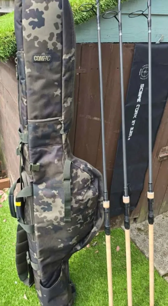 SSTC - 3 x Nash Scope Fishing Rods with Korda - Image 1