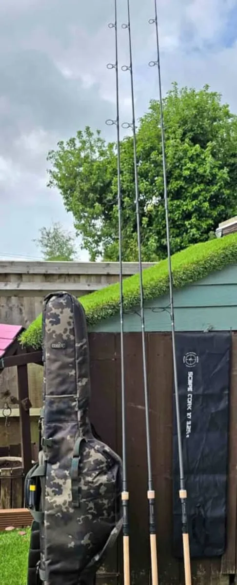 SSTC - 3 x Nash Scope Fishing Rods with Korda - Image 3
