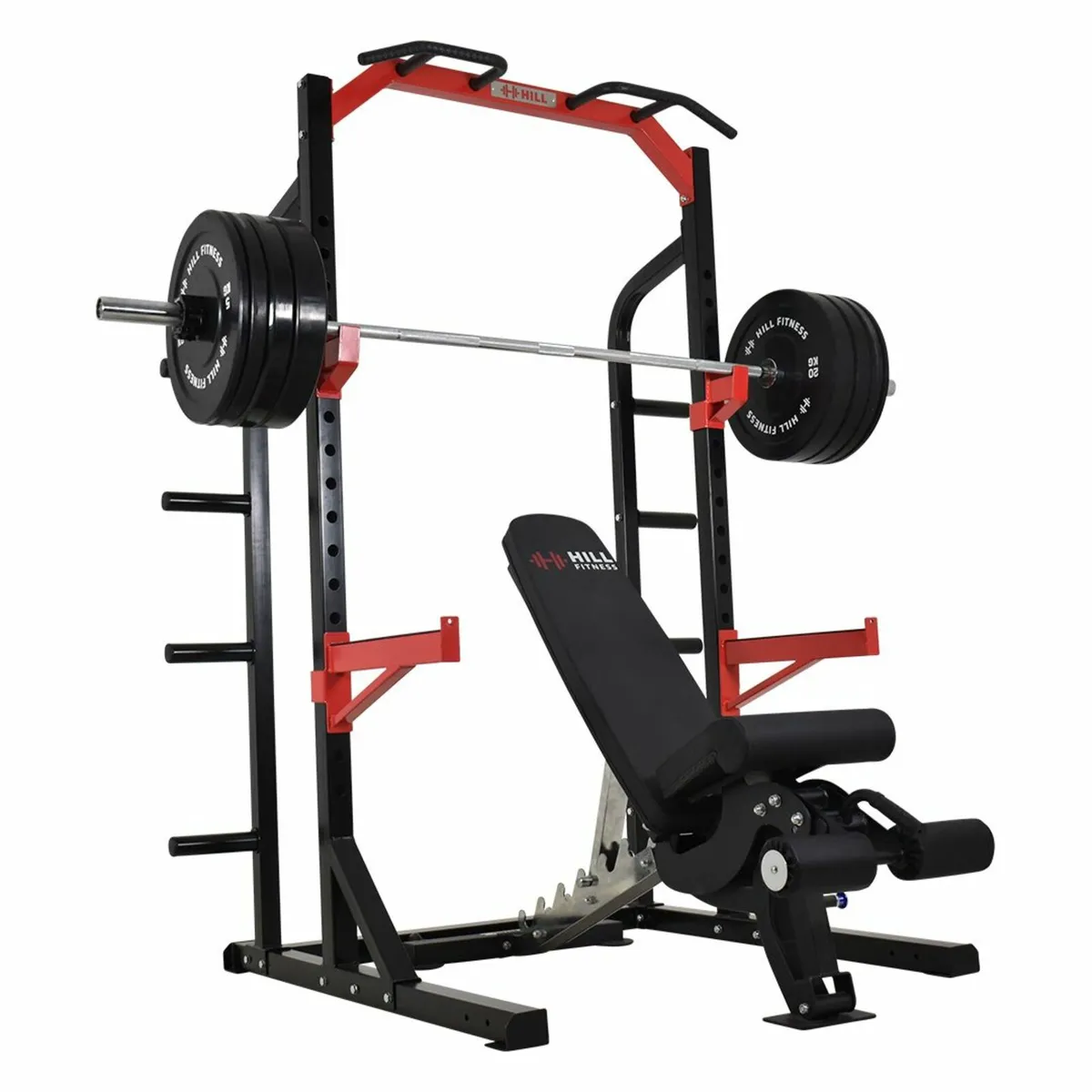 Half Rack Gym Package (Squat Rack Bench Weights) - Image 1